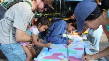 Farmers Market Grand Opening Painting
