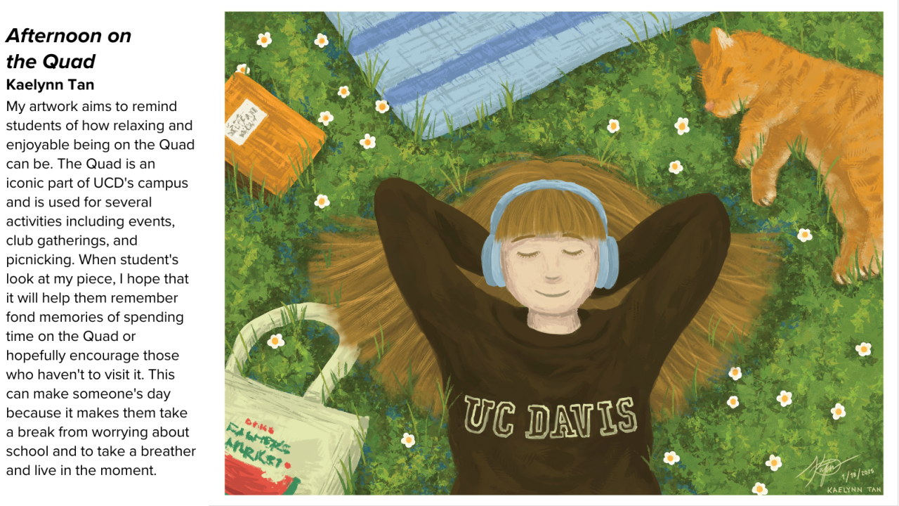 Afternoon on the Quad by Kaelynn	Tan